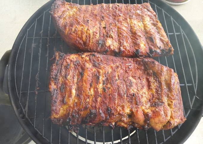 Recipe of Any-night-of-the-week Lee&#39;s Hickory Smoked (BBQ) Wet Brined Pork Ribs