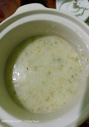 Foto resep MpAsi ayam wortel brokoli