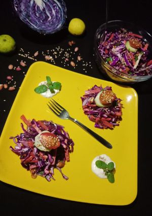 A picture of Purple Cabage Salad.