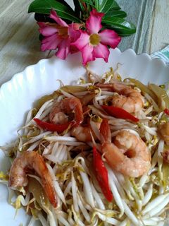 Foto resep Tumis sayur asin tauge