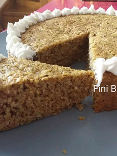 Una foto de Saludable bizcocho de calabaza y avellana (harina de arroz)
