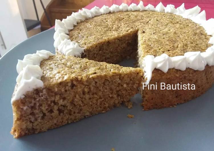 Saludable bizcocho de calabaza y avellana (harina de arroz)