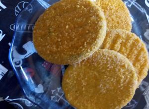 Una foto de Hamburguesas de jamón y queso puede ser en croquetas también