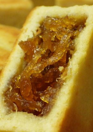 A picture of Homemade Winter Melon Pineapple Jam, Winter Melon Pineapple Pastry.