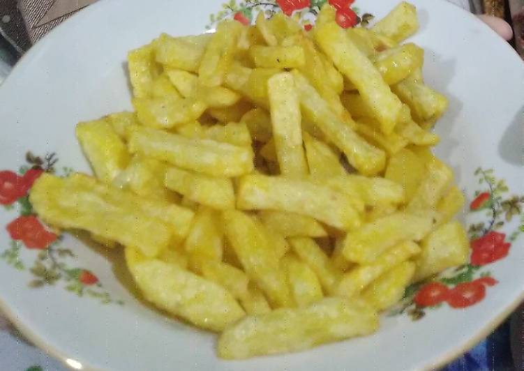 Kentang goreng ala rumahan