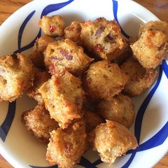 A picture of Cocoa yam fritters.