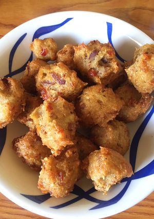 A picture of Cocoa yam fritters.