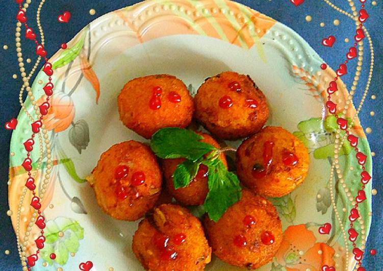 Recipe of Homemade Peanut and cheesy rice balls