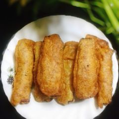 A picture of Beguni (Egg Plant Fritters).