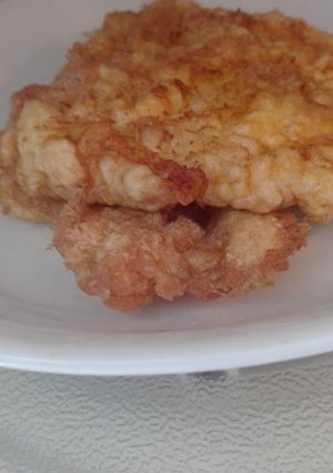 Una foto de Milanesas de pollo fritas