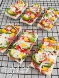 Smoked Beef Pizza Toast