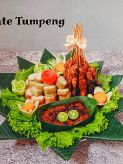 Foto resep Sate ayam (tumpeng)