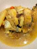 Cazuela de rodaballo y patatas