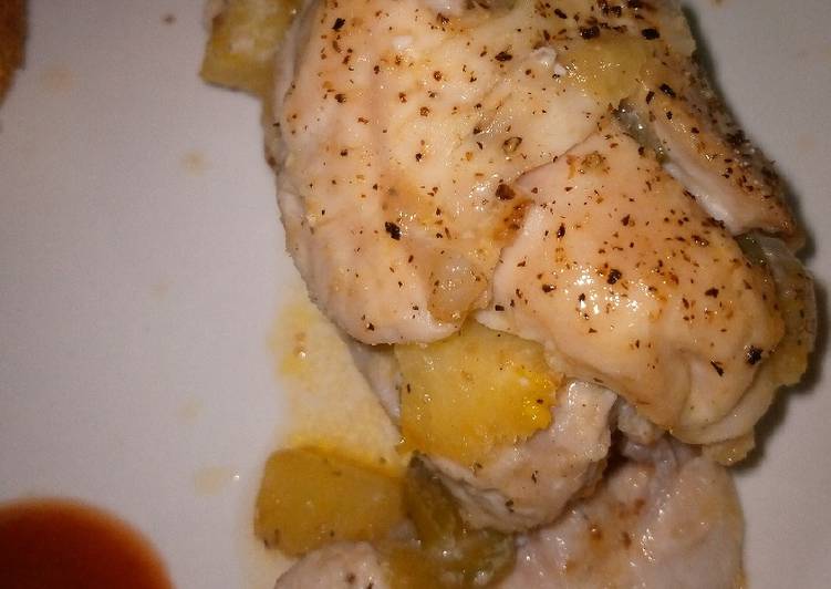 Easiest Way to Prepare Speedy Pineapple Stuffed Chicken