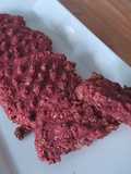 Galletas veganas de betarraga