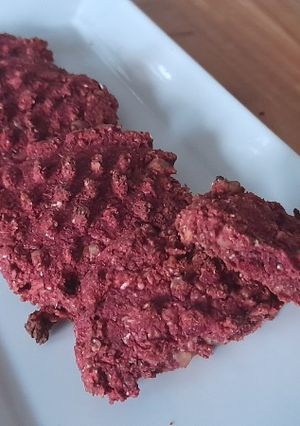 Una foto de Galletas veganas de betarraga