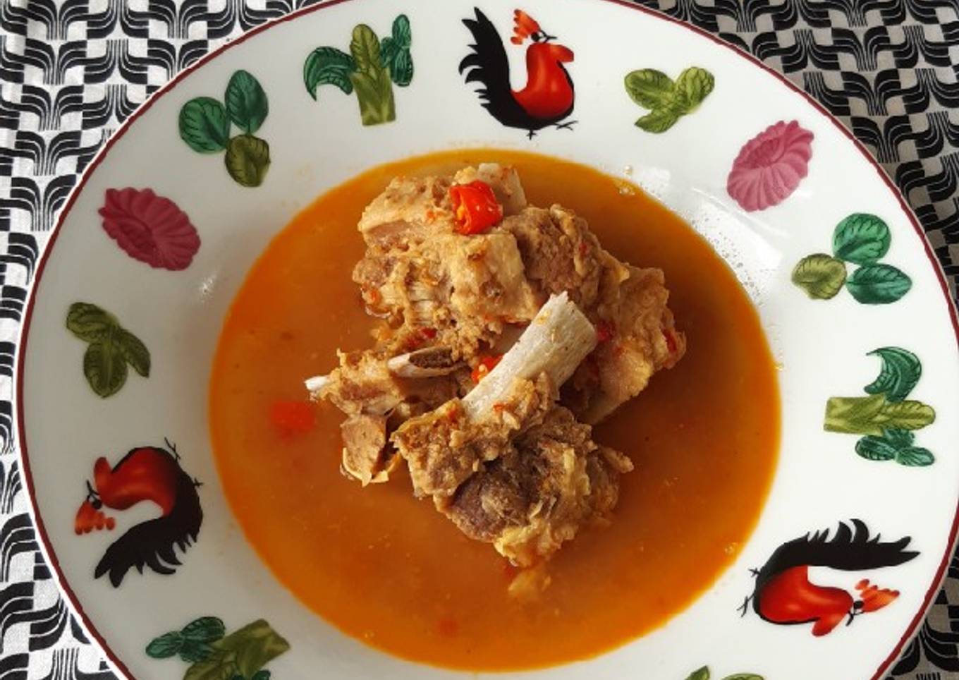 Tengkleng iga sapi pedas