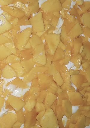 صورة لوصفة كنافه بالمانجو 😋