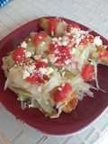 Tacos fritos,de carne de res y verduras facilitos...,!¡