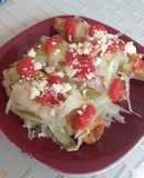 Tacos fritos,de carne de res y verduras facilitos...,!¡