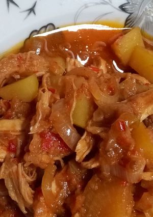 Foto resep Potachick (kentang ayam)
