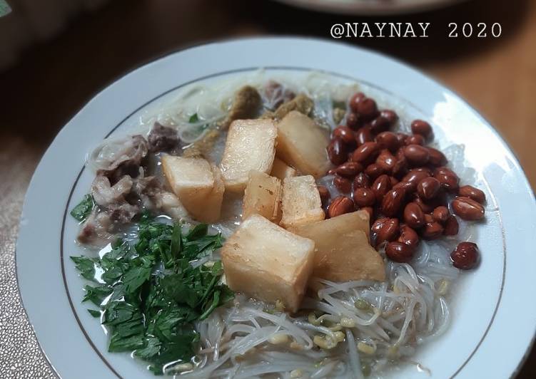 Bumbu mengolah Sup Ubi Makassar yang nikmat