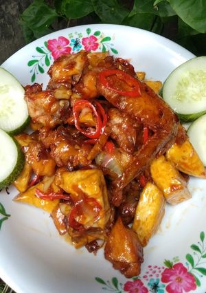 Foto resep Ayam tahu saos mentega