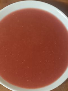 Una foto de Gazpacho de sandía