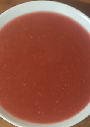 Una foto de Gazpacho de sandía