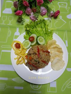 Foto resep Nasi Goreng Jamur Simple❤