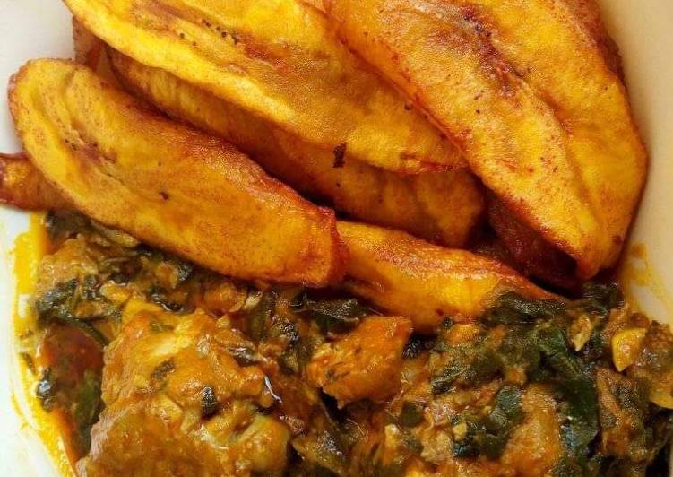 How to Prepare Perfect Fried plantain with sauce