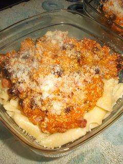 Una foto de Macarrones con calabaza