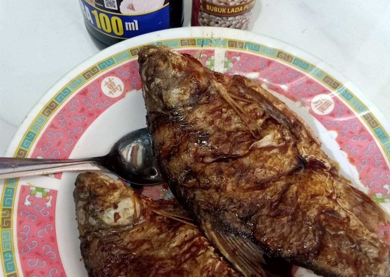 Ikan bakar simple menggunakan teflon