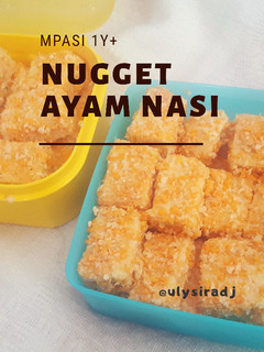 Foto resep Nugget Ayam Nasi, mpasi 1y+