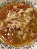 SOPA DE PASTA CON PAPAS 🥔