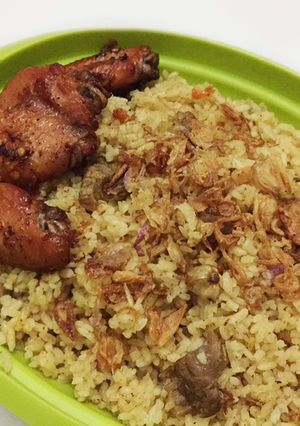 Foto resep Nasi kebuli Ricecooker