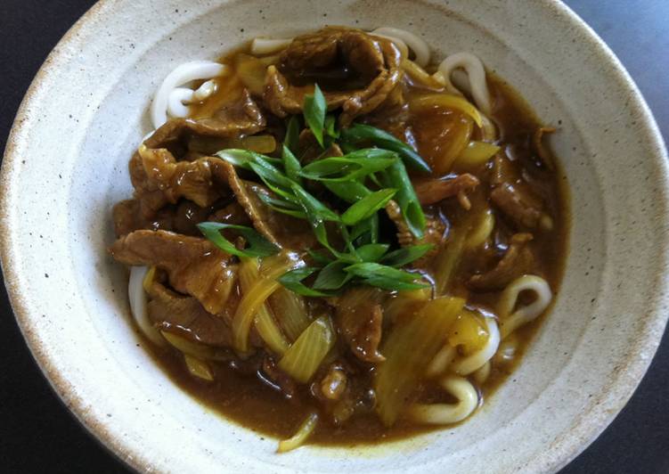 Steps to Make Perfect Curry Udon