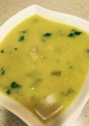 صورة لوصفة شوربه الشوفان بالدجاج والكريمه 🍲🍵😋
