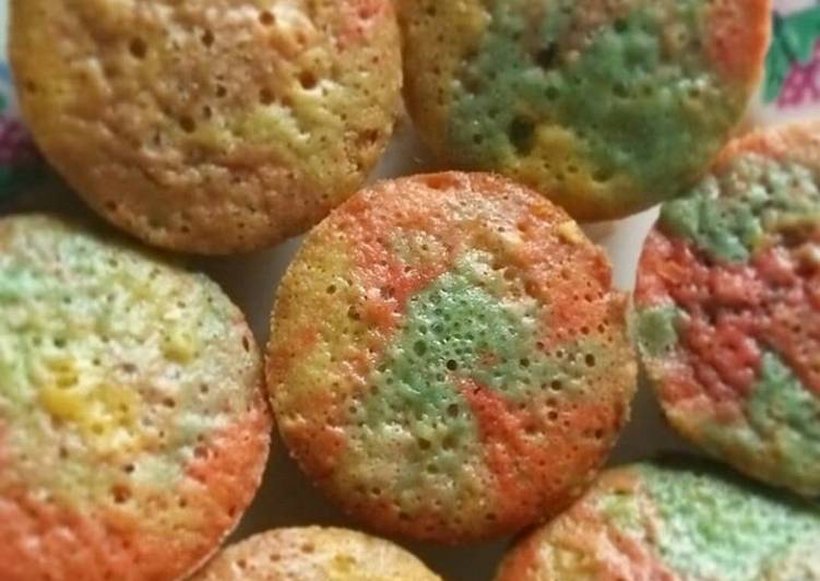 Resep Bolu Warna Warni by Me yang Enak