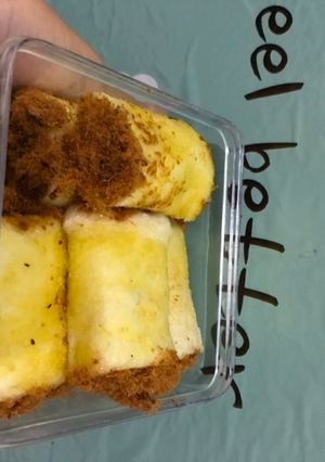 Foto resep Roti tawar gulung abon