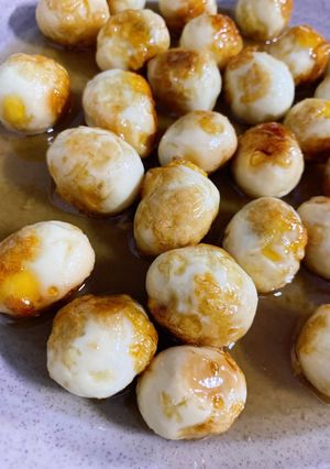 Hình của món Trứng cút rim nước mắm.