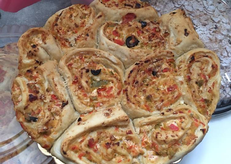 Step-by-Step Guide to Prepare Veloce Torta salata di rose peperoni e ricotta