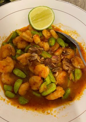 Foto resep Udang balado pete enak