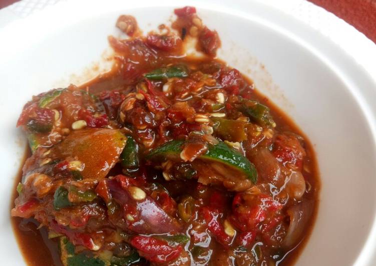 Cara mudah meracik Sambal Dadak Anti Gagal