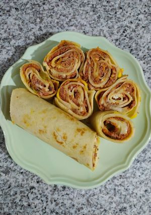 عکسی از دستور کرپ رول گوشت