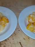 Papas en salsa bechamel al gabinete