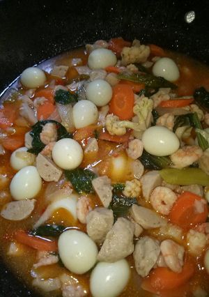 Foto resep Capjay kaldu udang 🍤
