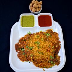 A picture of Soya Chunks Chilla (protein rich, weight loss recipe).