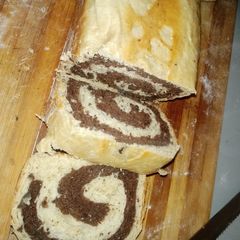 A picture of Homemade mixed choco-bread.
