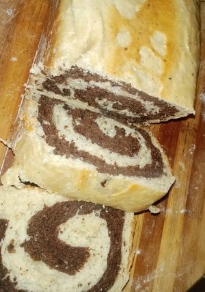A picture of Homemade mixed choco-bread.